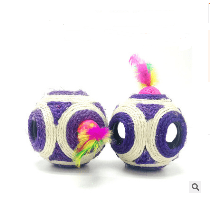 Whisker Whirligig: Handcrafted Solid Wood Cat Toy