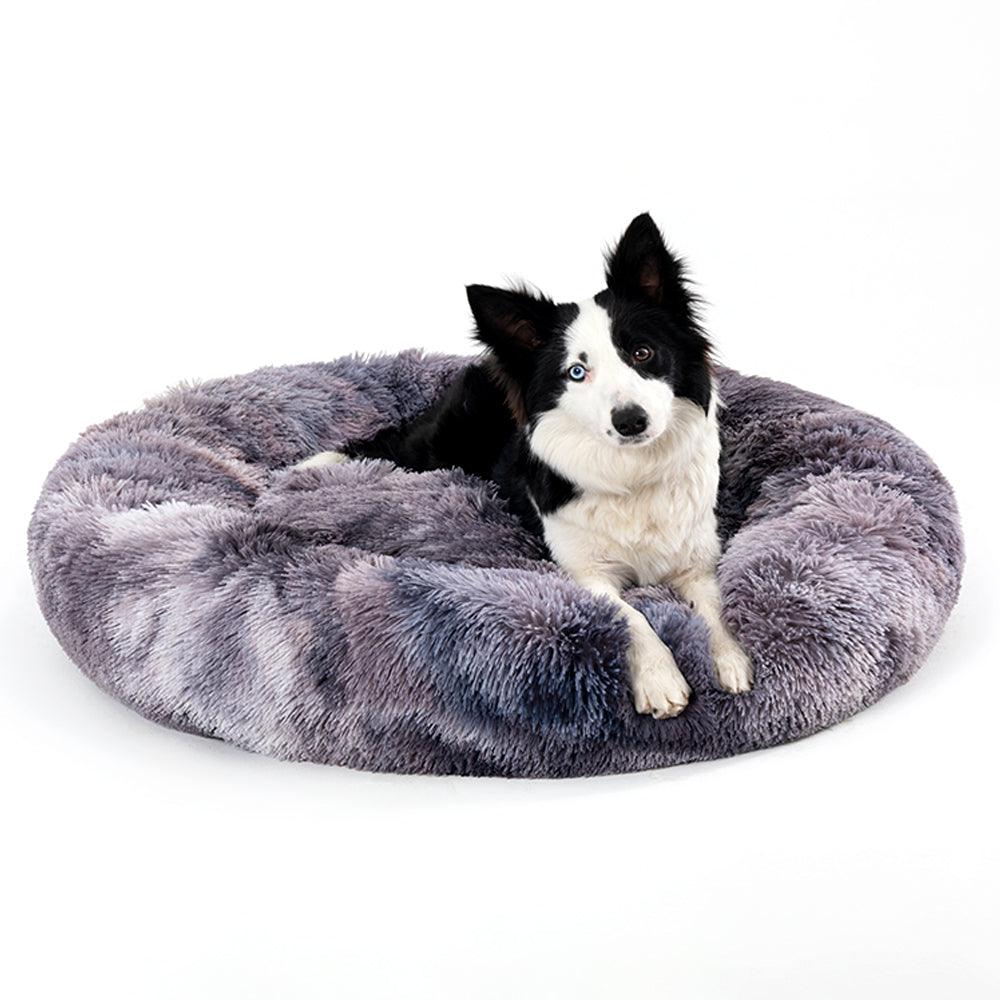 The Snugglepaws Plush Donut Pet Bed: Luxuriously Cozy Haven For Dogs And Cats