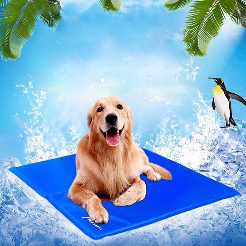 Summer Dog Cooling Mat Pet Ice Pad Teddy Mattress Pet Cool Mat Bed Cat Cushion Keep Cool Pet Dog Cooling Mat Pet Supplies XS-XL